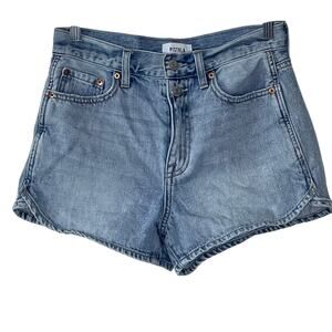 PISTOLA DENIM NOVA HIGH RISE SHORT WITH DOUBLE BUTTON 100%‎ COTTON SIZE 25